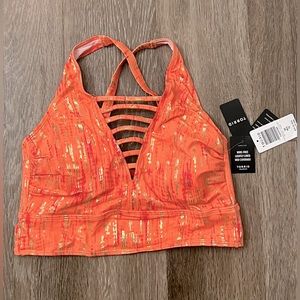 Coral Torrid plus size bathing suit bikini top